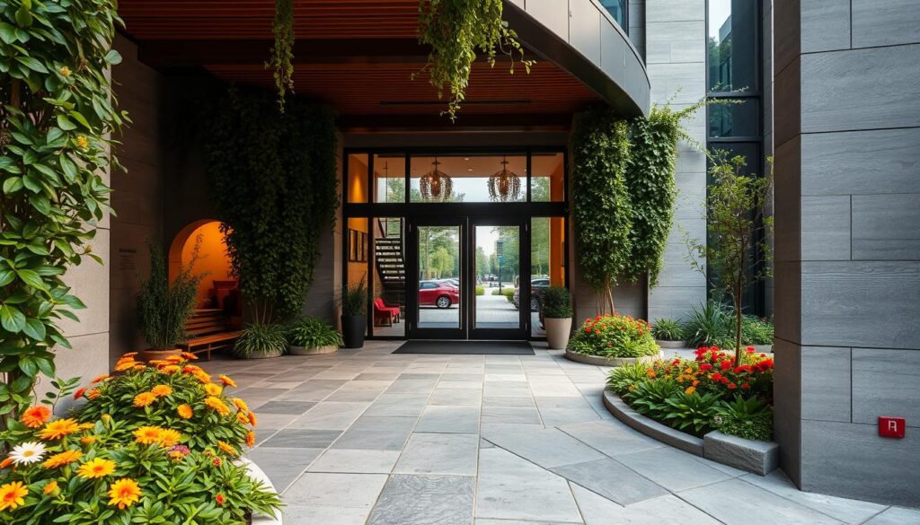 Biophilic Design in Building Entrances