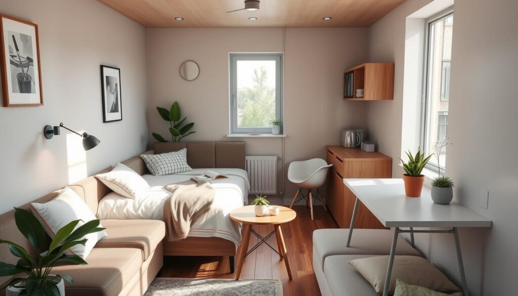 Compact Living Space Layout