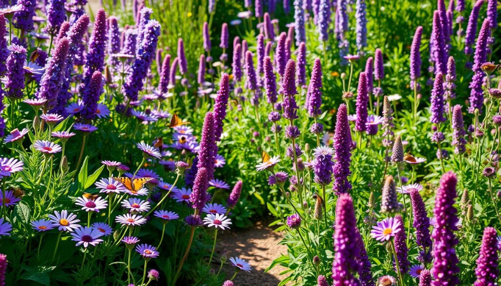 Purple Perennial Garden Design