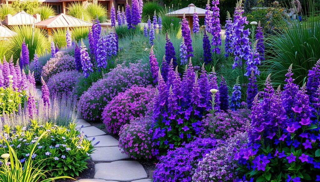 Purple Perennials Garden Design