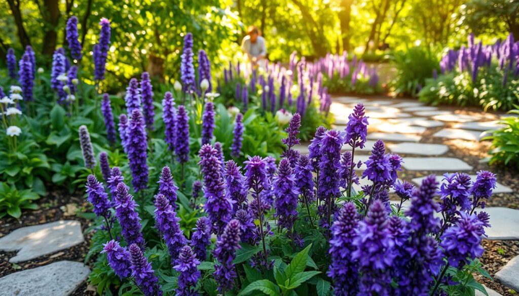 Purple Perennials in Garden Design