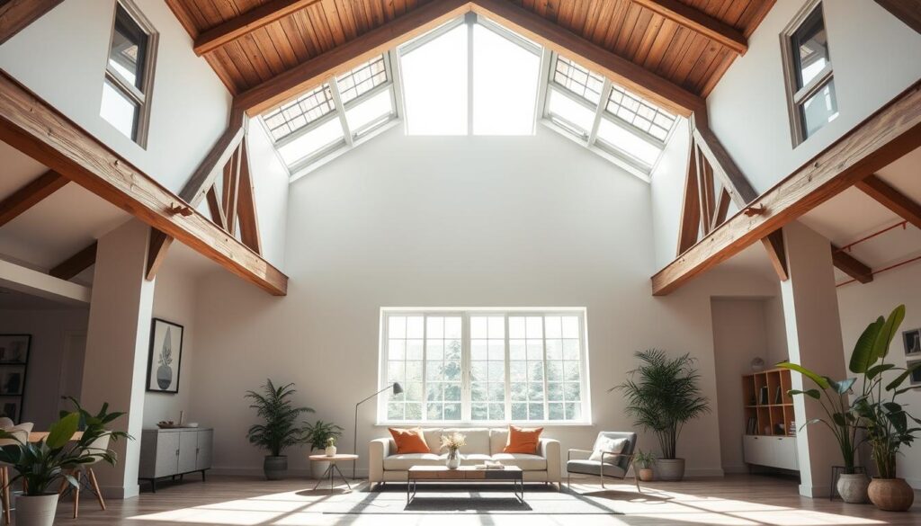 Skylights and Dormer Windows in Lofts Design