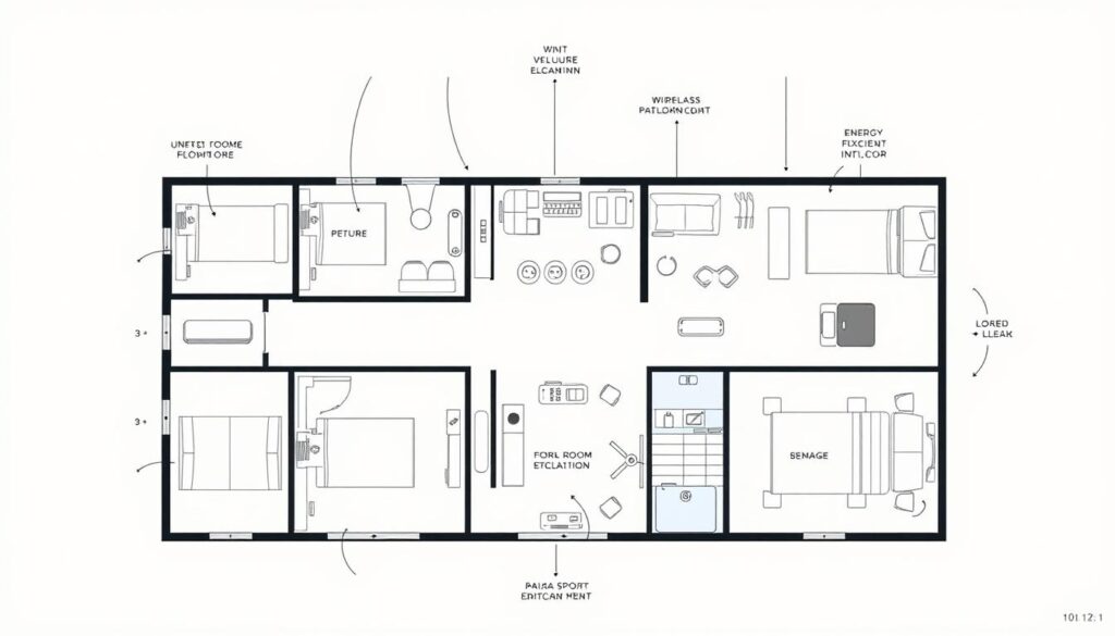 Smart Home Floor Plan Design