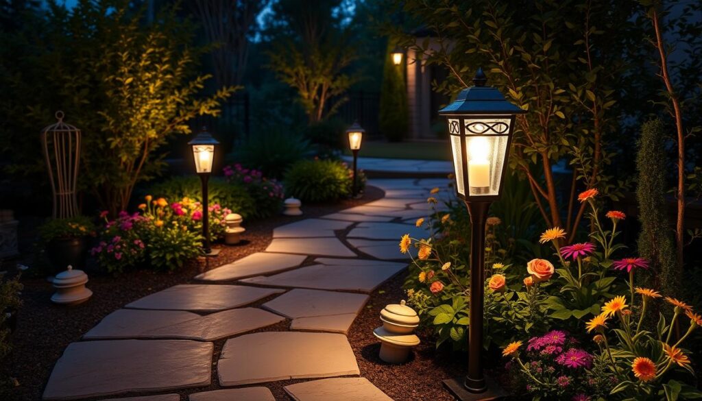 Sustainable Garden Entrance Lighting Design, garden entrances in a building ideas
