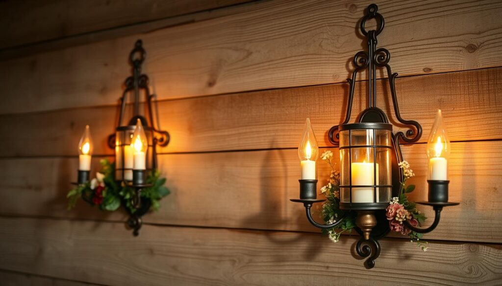 candle sconces decor elements