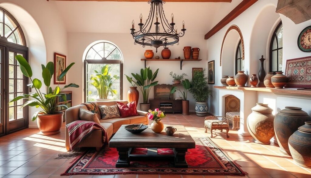 cozy Spanish living space