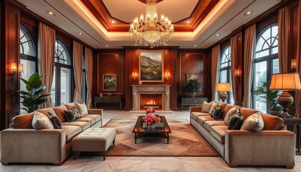 lavish living room atmosphere