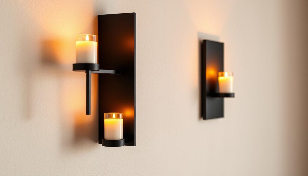 modern candle sconces